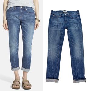 Madewell Slim Boyjean Distressed